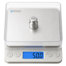 [1kg] 메트리온 디지털 0.1g 계량 베이킹 주방저울, M10, 스테인리스, 1kg