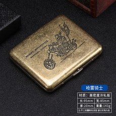 20Pcs 용량 콘스탄틴 담배 케이스 보관 상자 개방형 스타일 휴대용 흡연 케이스, Motorcycle