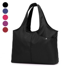 아이엔엠디 대용량 방수 기저귀 가방 토트 수납 숄더 백, 블랙