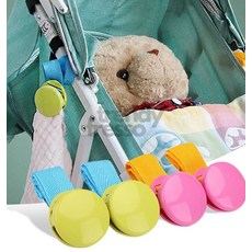 유모차 아기띠 담요 이불 흘러내림 분실 방지 고정 클립 집게, 블루, 1개