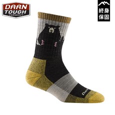 Darn Tough 女士 Bear Town Micro Crew 襪子, 1個, M