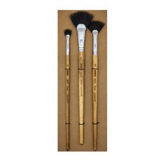 EOEO 2625 거친부채붓(흑돈모) 200mm 이오이오붓 수채화평붓 아크릴붓 유화붓, 1호