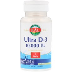 CARL Ultra維生素D-3錠, 1個, 90 件