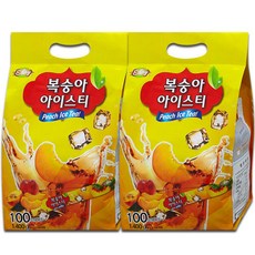 이레 복숭아 아이스티 14g 100개입 2개, 200개