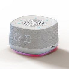 白噪音助眠儀 藍芽音箱 帶時鐘與氣氛燈, 1個