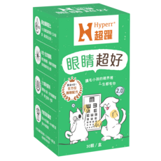 Hyperr超躍 狗貓 眼睛超好 保健品 黃金配比葉黃素+蝦紅素 日常視力保健, 1個, 視力保健, 30顆