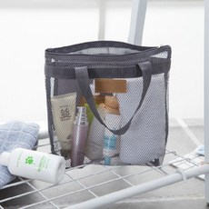(이거찜) 메쉬 목욕 가방 수영가방 목욕바구니_JNJ216 imj+5845DI, 메쉬목욕가방 스카이