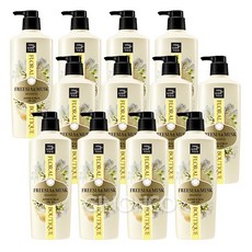 미쟝센 플로럴부띠끄 퍼퓸 샴푸 프리지아앤머스크 650mlx12개 24시간향기 떡짐없는약산성, 650ml, 12개
