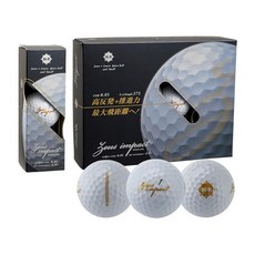 카스코(Kasco)캐스코 (kasco) 골프 공 제우스 임팩트 3 화이트 [FROM JAPAN], 기본 : 상세페이지 참조, 1개