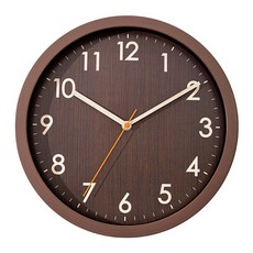 Accent Gray] 테이블탑 스탠드 라운드 탁상형, 10인치 (지름 약 25cm) 장식용, 월넛 우드 패턴