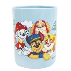 台灣製 兒童漱口杯 迪士尼 水杯 刷牙杯 幼稚園 牙刷杯 透明 美樂蒂 佩佩豬 蠟筆小新 巧虎 汪汪隊立大功 波力, 1個, 汪汪隊立大功-淺藍 / 9955, 淺藍