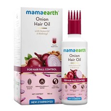 Mamaearth Onion Hair Oil for Hair Growth & Hair Fall Control with Redensyl 150ml, 1개