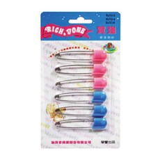【賀強】安全別針(6支入), 1個