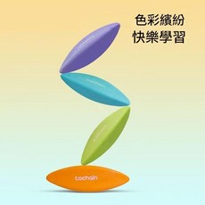 tochain 集膚橡皮擦 人體工學造型, 多彩小三角橡皮擦 4塊 / 1盒, 1套