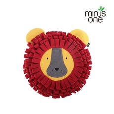 minus one 邁樂思 環保法絨系列 藏食尋覓玩具, 萬獸獅子, 1個, N/A