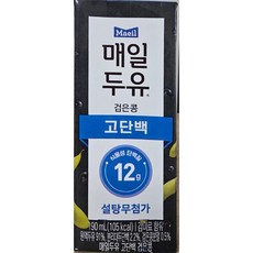 매일유업 검은콩 고단백, 190ml, 12개