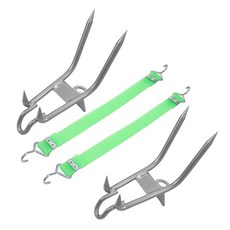 ECLATIS Milisten 나무 등반 도구 세트 부츠용 날카로운 스틸 스파이크가 있는 액세서리 1쌍 과일 따기 및 야외 작업용 10.9 x 7.4 7.9 cm7.87, ECLATIS Milisten 나무 등반 도구 세트,