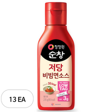 청정원순창 저당 비빔면소스, 270g, 13개