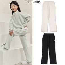 [백화점 정품] 탑텐키즈 귀여운 아동의류 25년 SS (여아) 밸런스 울트라스트레치 플레어 팬츠 MKF1PT2401