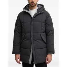 리우조 후드 퀼팅 코트