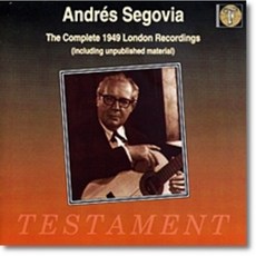 [CD] 안드레아 세고비아 1949년 런던 녹음 전집