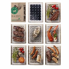 인프마켓 일회용 그릴 세트 캠핑 휴대용그릴 야외바베큐 캠핑바베큐그릴