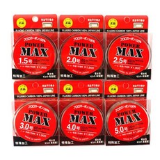 목줄 후루로카본 카본줄 일본산 파워맥스 씨타임 95548pc 1(PC), 색상