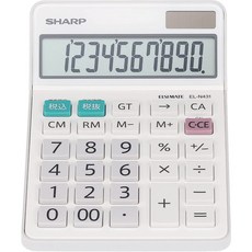 SHARP 大字幕 計算機 EL-N431, 1個, 10位數, N/A