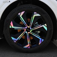 EV6 GT 20인치 홀로그램 휠스티커 휠마스크 호환 용품, 홀로그램/기본형, 4개
