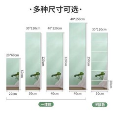 無品牌 亞克力軟鏡子 全身鏡, 圓角   高清成像  破損包賠 ,30*100CM 抖音衕款