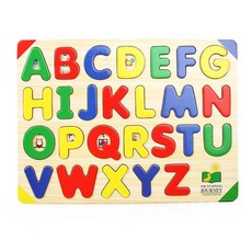 유아 알파벳 퍼즐 맞추기 매칭놀이 장난감 두뇌발달 유아교구 3살 영어퍼즐, 1개