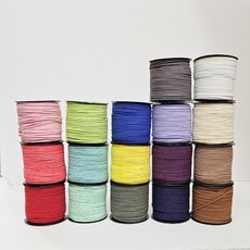 2.5mm 샤무드끈 1롤 90m, 네이비, 1개