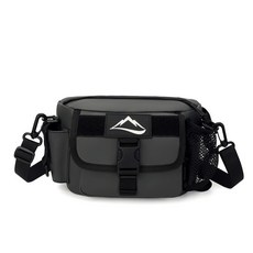 路亞包 釣魚包 釣魚背包, 灰色 一個 長25*寬11*高15 公分