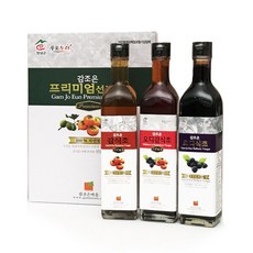 감조은마을 자연 발효 식초 선물세트 500ml 3병, 1세트