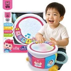 나이스토이 핑크퐁 베베핀 말하고 노래하는 딩동댕 드럼 악기놀이 /유아 멜로디 완구, 1개