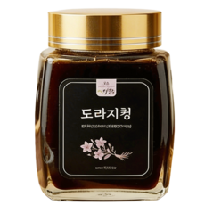 약초인 국내산 도라지청 500g 3년근 약도라지 선물용, 1개