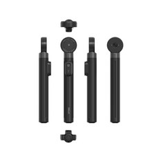 ONAIR 大力神二代 磁吸藍芽自拍棒 落地自開腳架 AB230/AB226, 1個, 磁吸式+夾式AB230_曜石黑