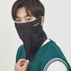 sun maskin 防紫外線運動面罩 全罩式, 黑色