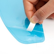 헬멧용 안티포그필름 김서림 빗물방지 선명한시야, C-발수