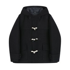 트릴리온 TRILLION 유니 발마칸 더플 숏 코트 (BLACK) TRFCT06BK 120649