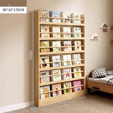 리바 문뒤틈새수납장 슬림 책장 화이트 틈새장 책꽂이, 1단, 6단 80cm B