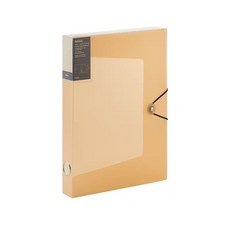 라운드월 대용량 파일 케이스 A4 사무용 인덱스 문서정리 파일 박스 서류 보관함, 1개, 베이지 1개, 베이지