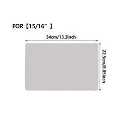 노트북 보호 키보드 담요 필름 화면 화이버 인치 청소 13 15 16 커버 방진, FOR15 16inch, 1개