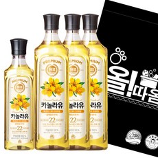 Haepyo 菜籽油 900ml 3瓶+500ml, 1組, 3200ml