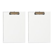 나리아오피스 서류 문서 컬러 클립보드 A4, 2개, 투명