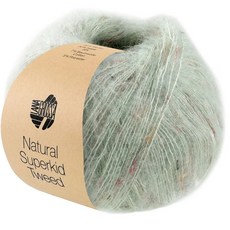 【YUBU】德國LANA GROSSA 花泥絲毛海 NATURAL SUPERKID TWEED, 1個, 617