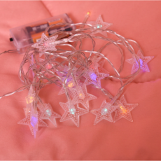 크리스마스 선물 대형 어린이 장난감 접이식 텐트 티피 베이비 플레이 하우스 P045, 스타라이트조명, 1개