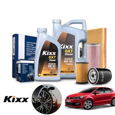 폭스바겐 폴로 1.6d 디젤 킥스 2025 5w30 합성엔진오일 필터2종세트