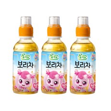 웅진 캐치 티니핑 유기농 보리차, 200ml, 3개