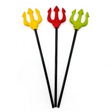 PU미니삼지창 RUL+2464, 레드, 1개